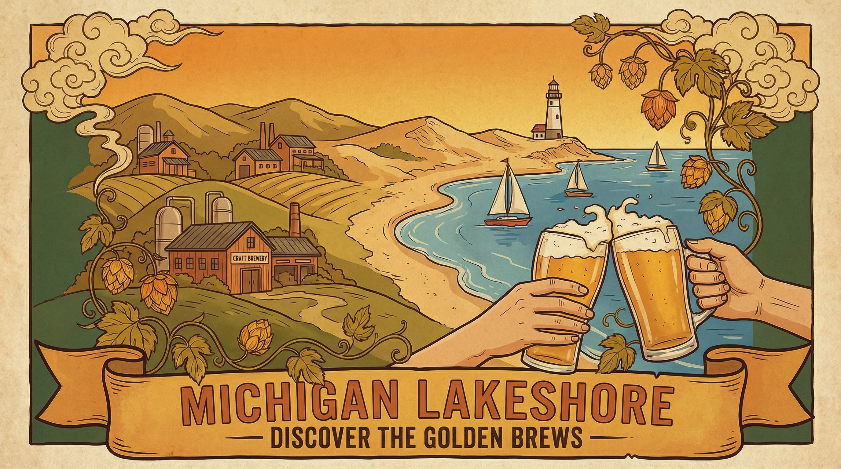 MICHIGAN LAKESHORE, USA Brewery Tour
